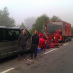 en el parking de ressel