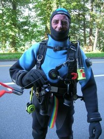 buceo con traje seco